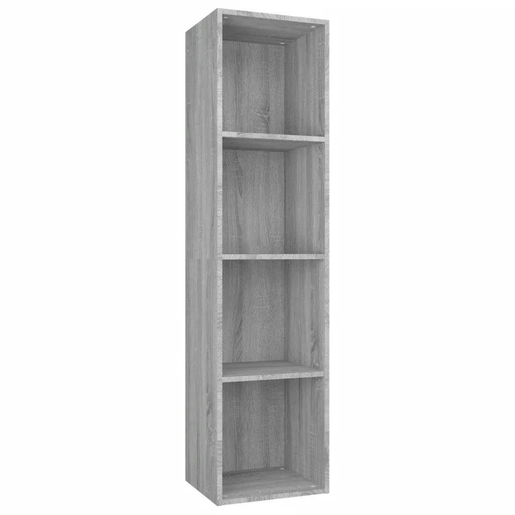Libreria-Mobile TV Grigio Sonoma 36x30x143 cm Legno Multistrato