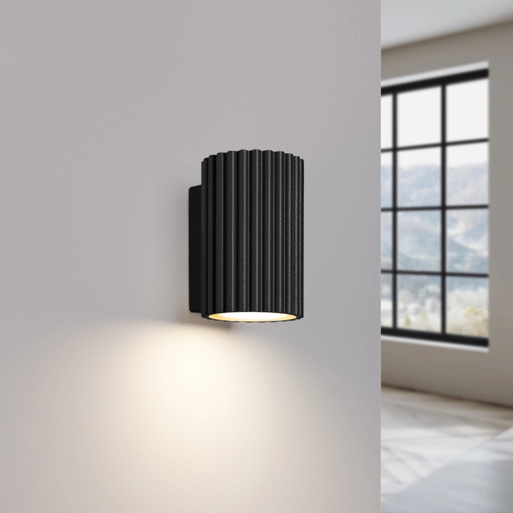 Lampada da parete KARBON 10 nero