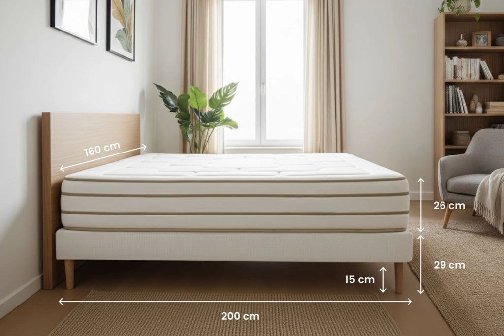 Set materasso e base 160x200 cm - Le Douillet