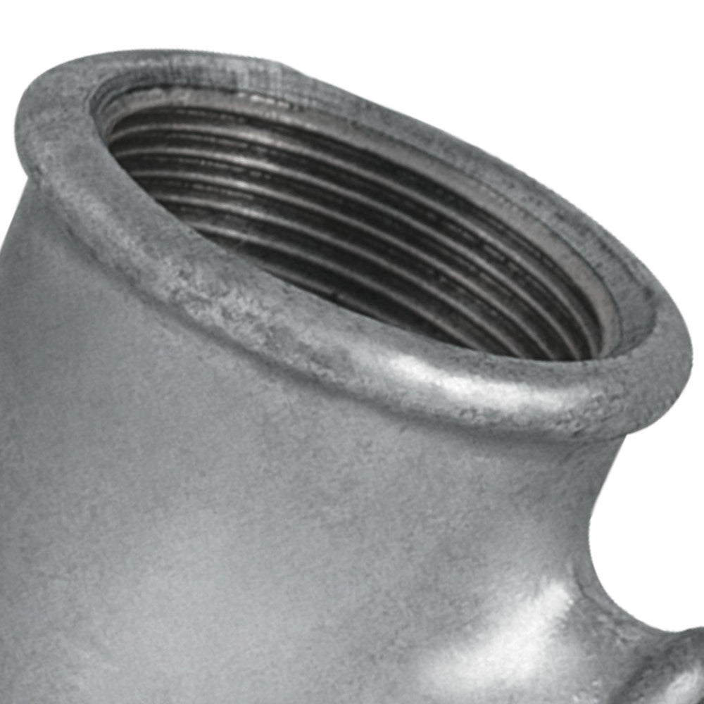Tee ridotto ghisa 1/2x3/4x1/2