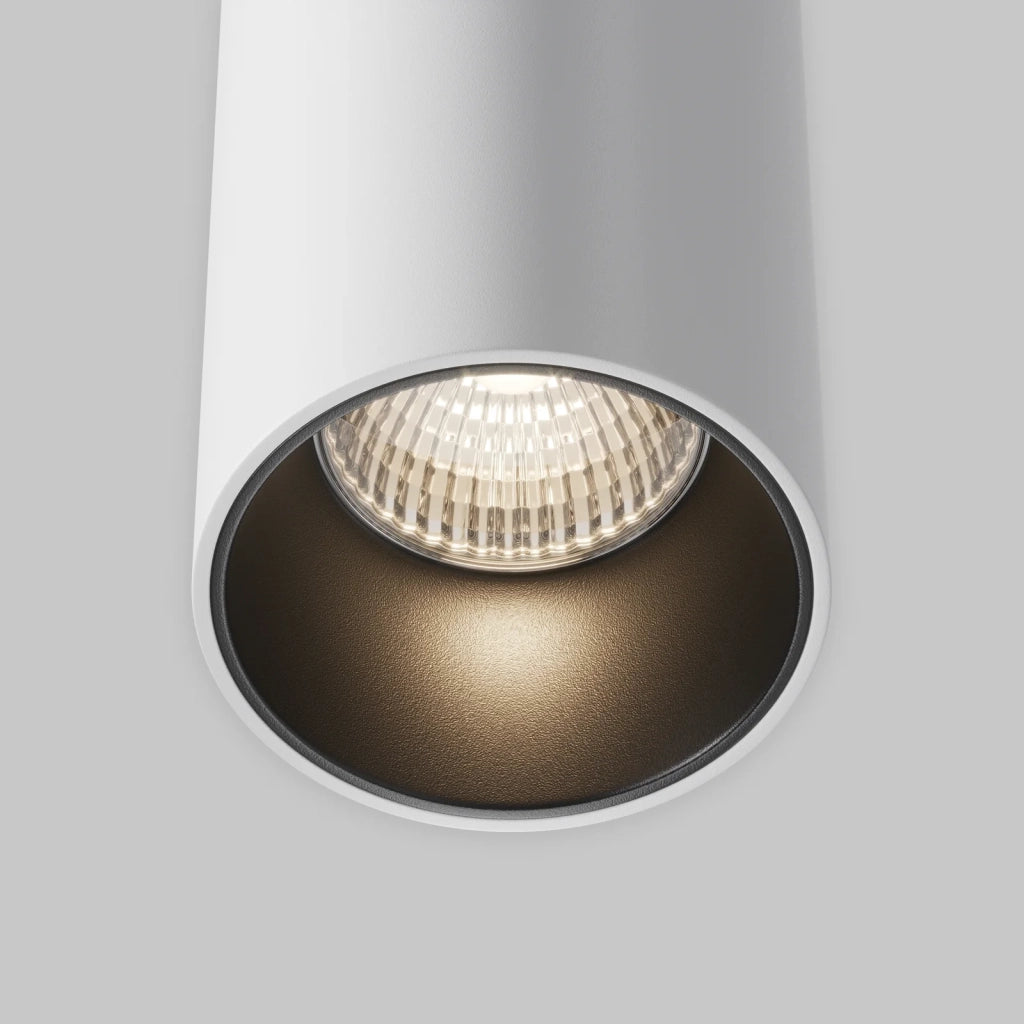 Maytoni Sospensione Efir 1 luce LED integrato bianco alluminio