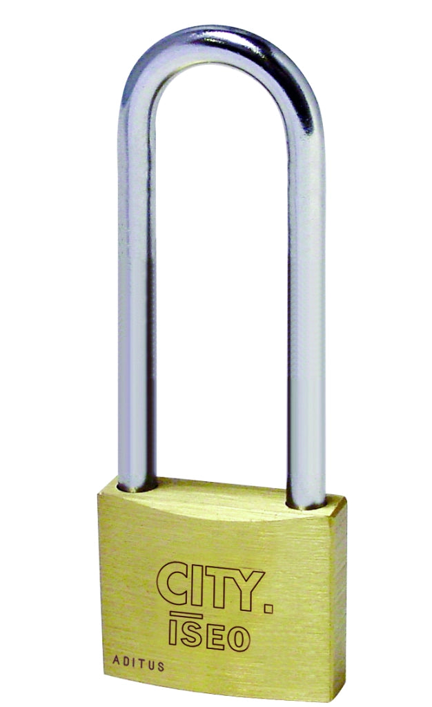 Iseo LUCCHETTO DI SICUREZZA CITY Arco lungo  mm. 40 10.00 pz
