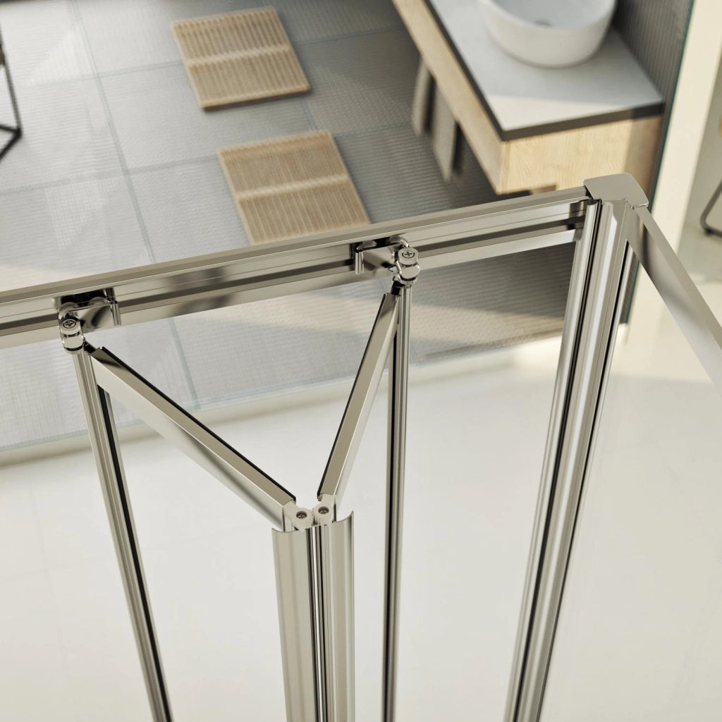 Box Doccia 3 lati 90x75x90 CM H198 trasparente mod. Urban Trio P