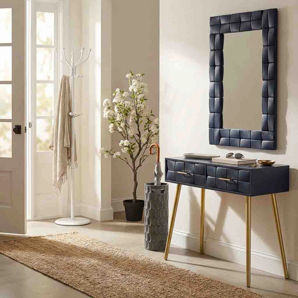 Portombrelli in metallo nero 20x20x55h cm