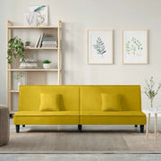 Divano Letto Giallo in Velluto 351912