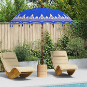 Parasol Balinese 260 Blu 210-220 cm Cotone e legno massello 3356894