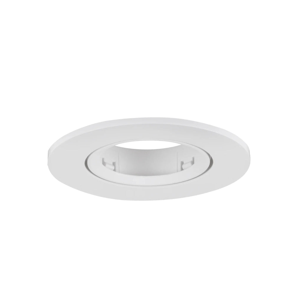 Faretto Incasso Moderno Barranco Gu10 Plastiche Bianche 1 Luce Gu10 Ip20