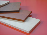 MENSOLA SQUADRATA NOCE 20X1,8X100 CM- 5,0 pz