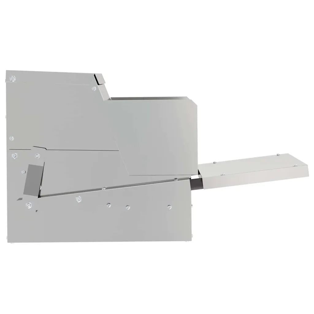 Mangiatore a Pedale per Pollo Argento 50 x 40 x 29 cm 874701