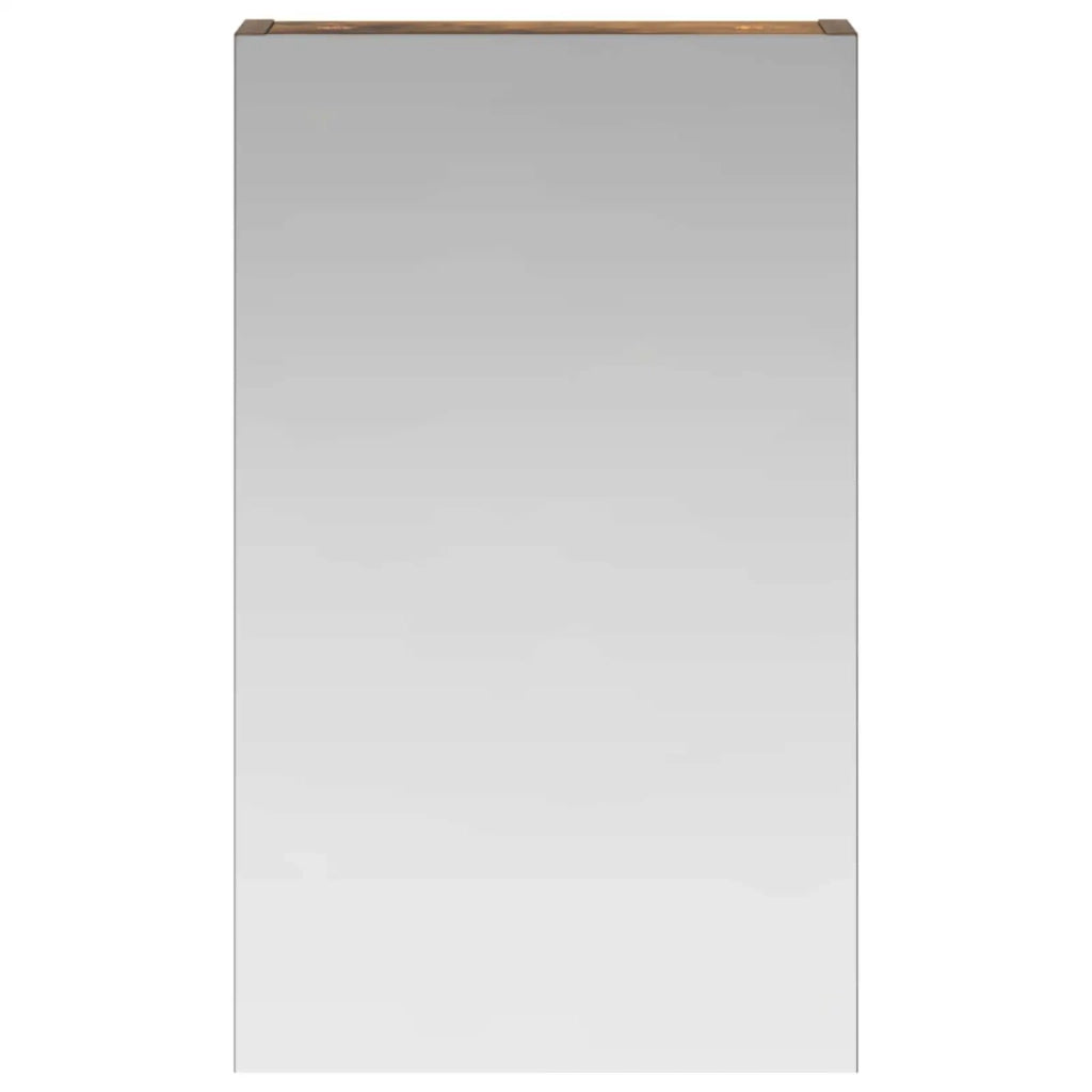 Mobiletto per specchio da Bagno | Armadio da bagno Rovere fum¨¦ 30 x 10,5 x 50 cm