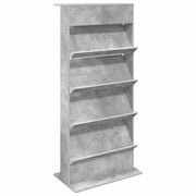 Scaffale per riviste Grigio cemento 70 x 41 x 156 cm CFW9434359