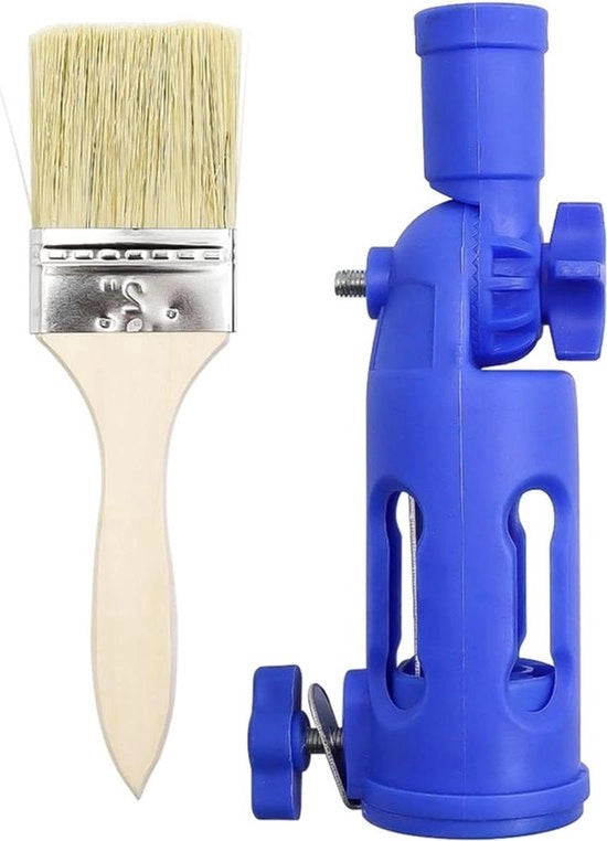 Rullo per verniciare - Estensore per muri - Edger - Pennello - Supporto per pennelli rotativi per muri - Edger per verniciare - Adatti a soffitti alti - Adatti a lavori di pittura - Bianco - Utilizzo professionale