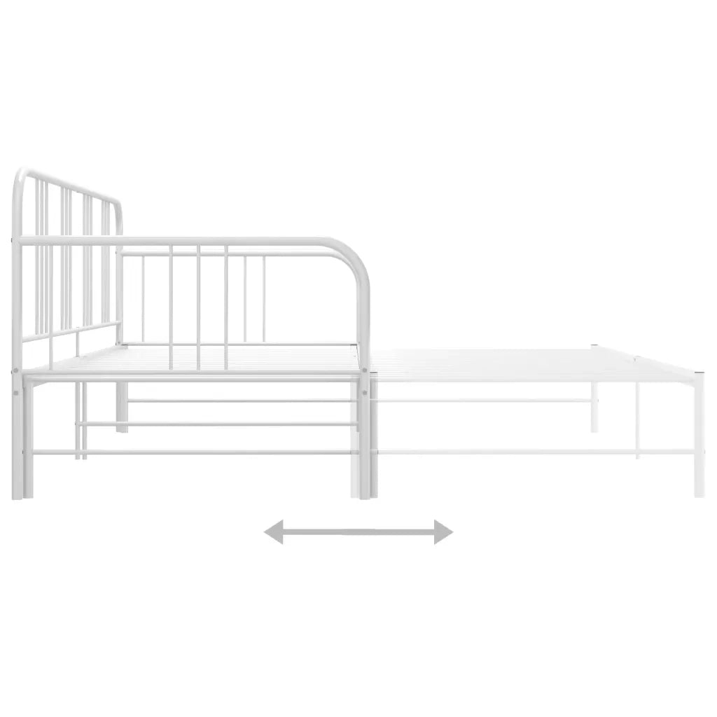 Telaio Divano letto | Sof¨¤ letto | Letto singolo Estraibile Bianco in Metallo 90x200 cm