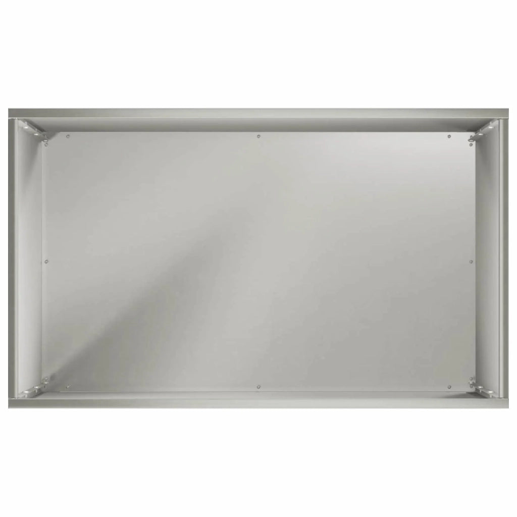 Vaso da giardino Argento 50 x 40 x 75 cm Acciaio Inox 8005674