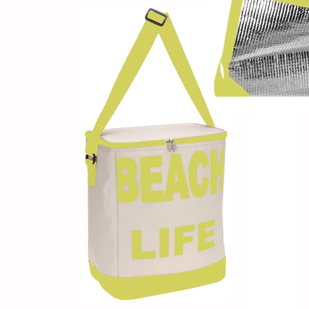 Borsa termica modello beach life colore cedro