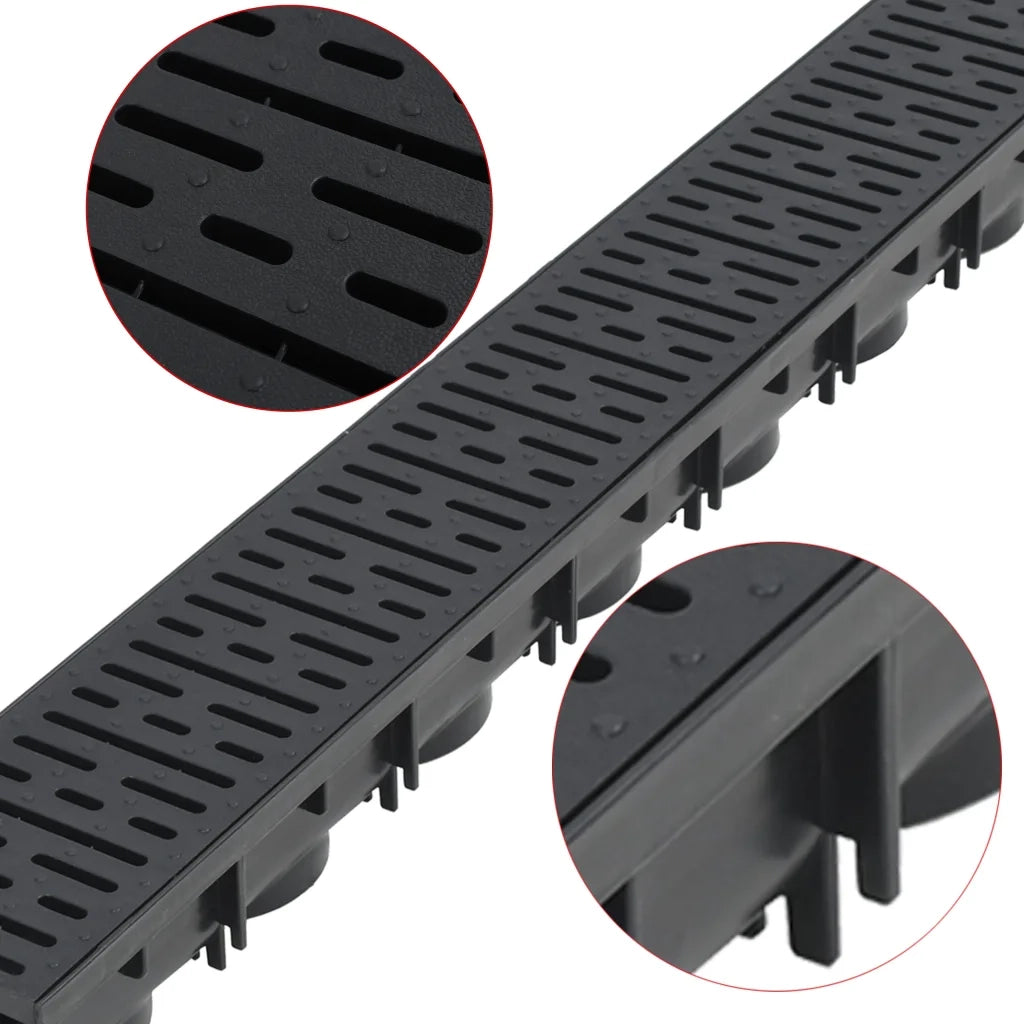 Canalette di Drenaggio 3 pz Plastica 3 m cod mxl 61437