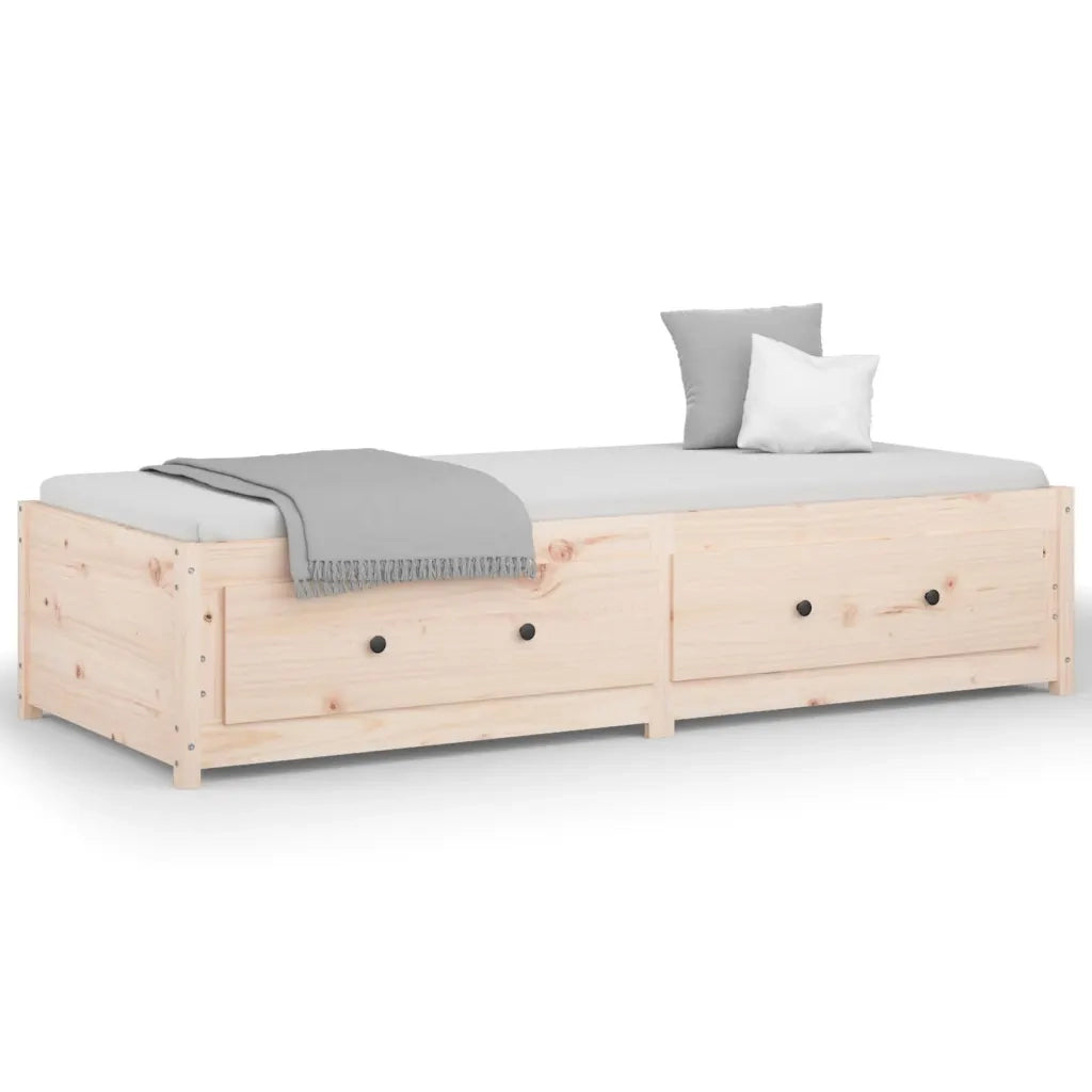 Dormeuse senza Materasso-Divano Letto-Struttura Letto 80x200 cm in Legno Massello di Pino 291595