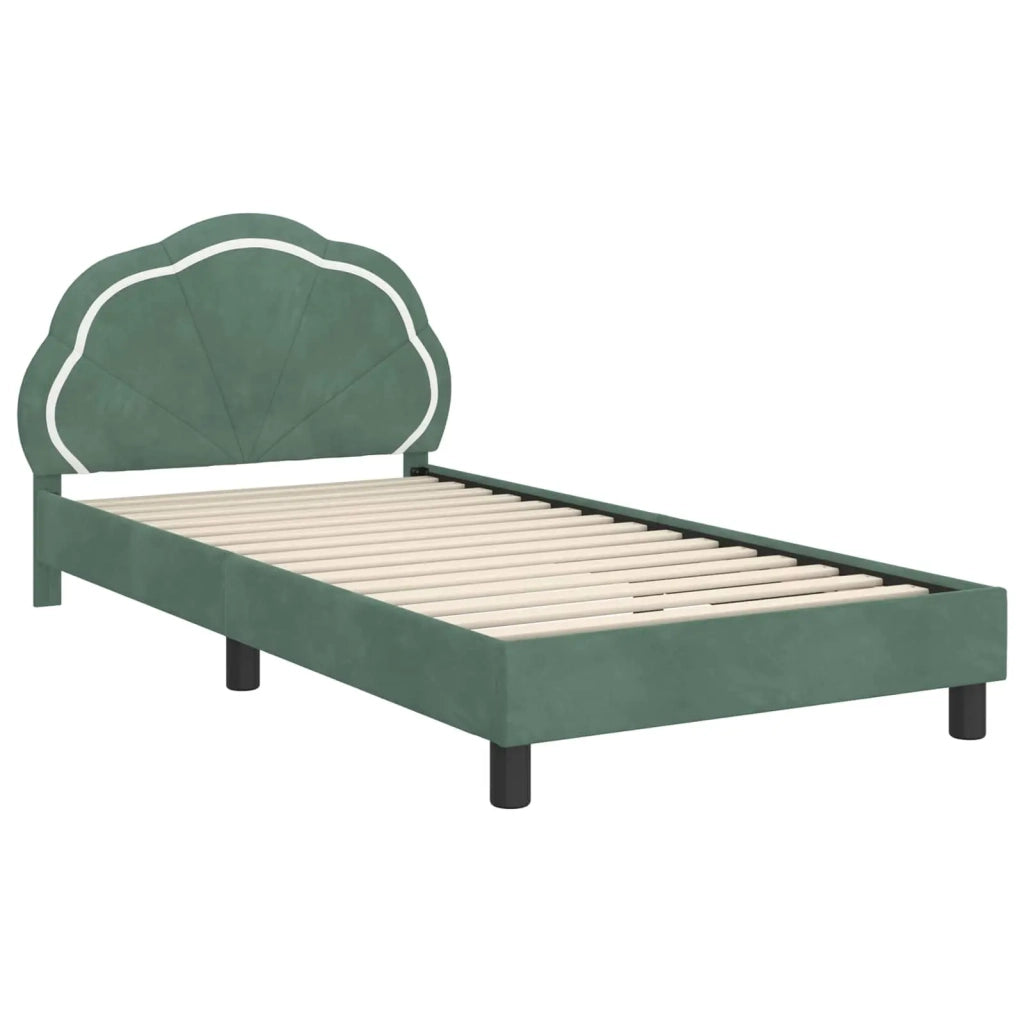 Struttura letto bambini con testata-Giroletto per bambini Verde Mare 90 x 200 cm 215110