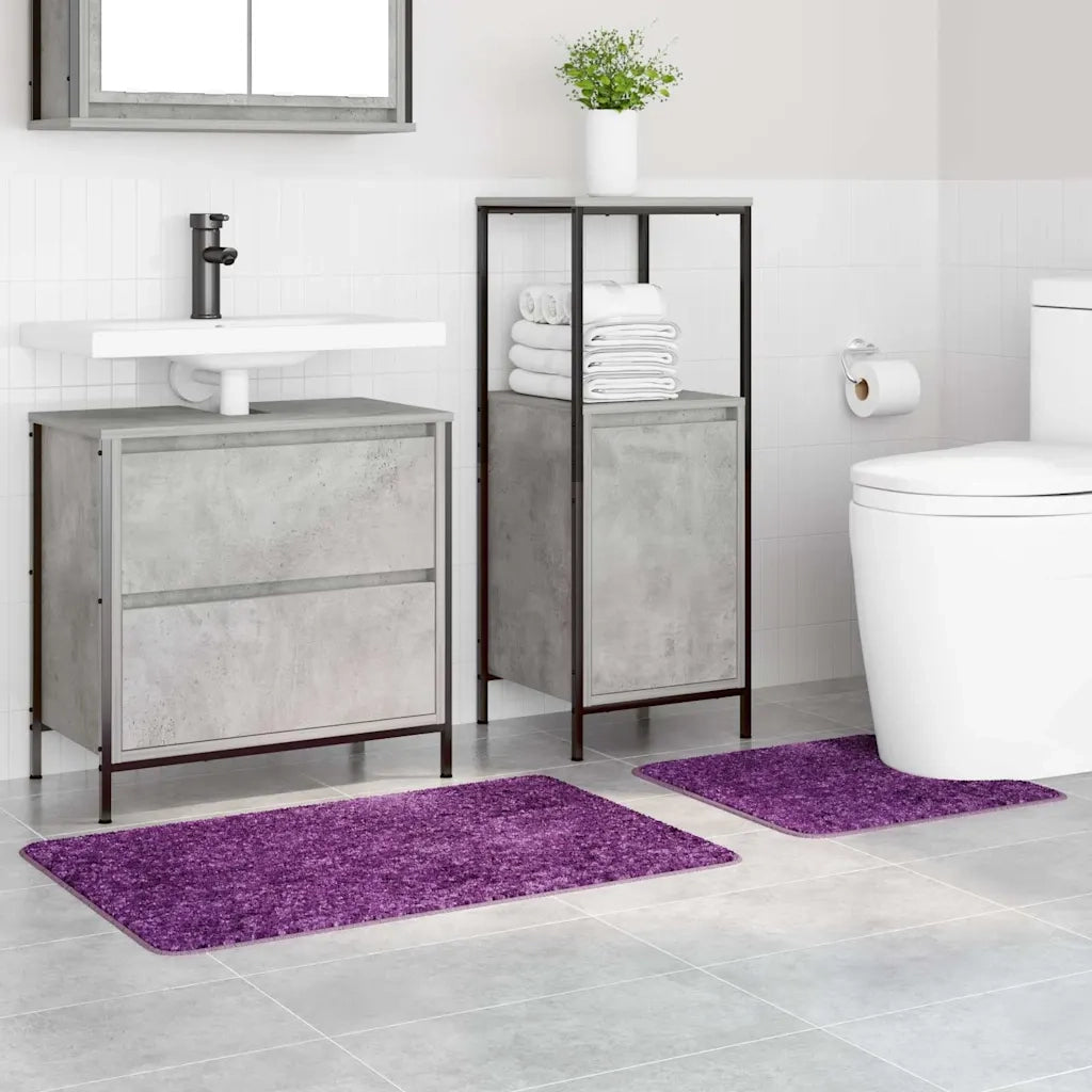 Set di tappetini antiscivolo per il bagno 2 pcs Viola PP 4019862
