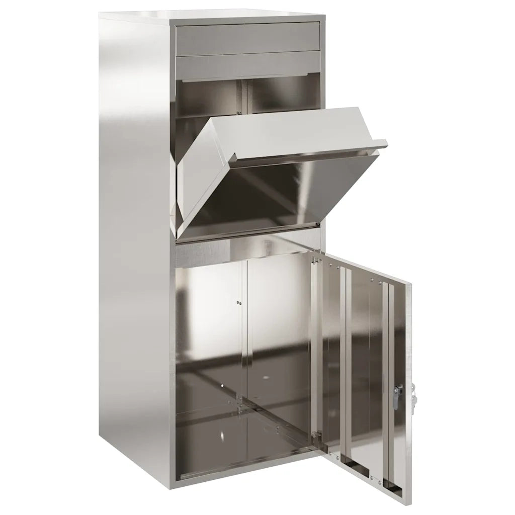 Cassetta per pacchi con archiviazione Argento 47,5 x 38 x 59 cm 874937