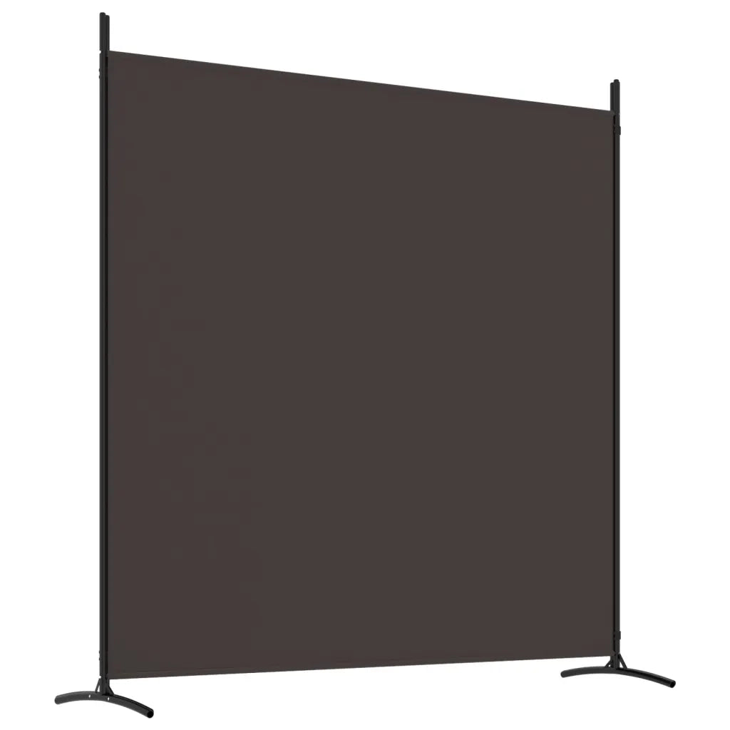 Divisorio Ambienti | Divider per stanze | Paravento a 3 Pannelli Marrone 525x180 cm in Tessuto