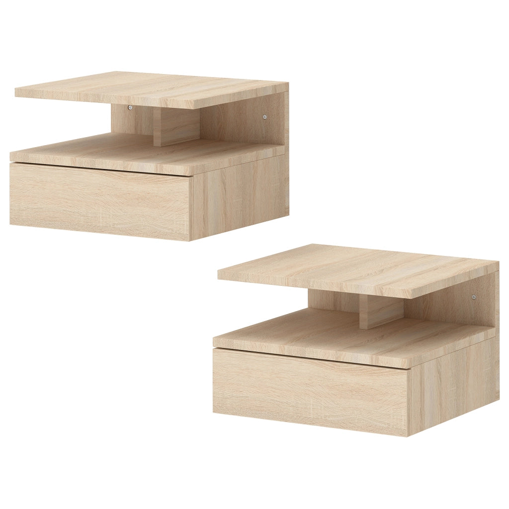 Comodini a Sospensione con Cassetto ¨C zephmum ¨C 35x32x22,5 cm Robe