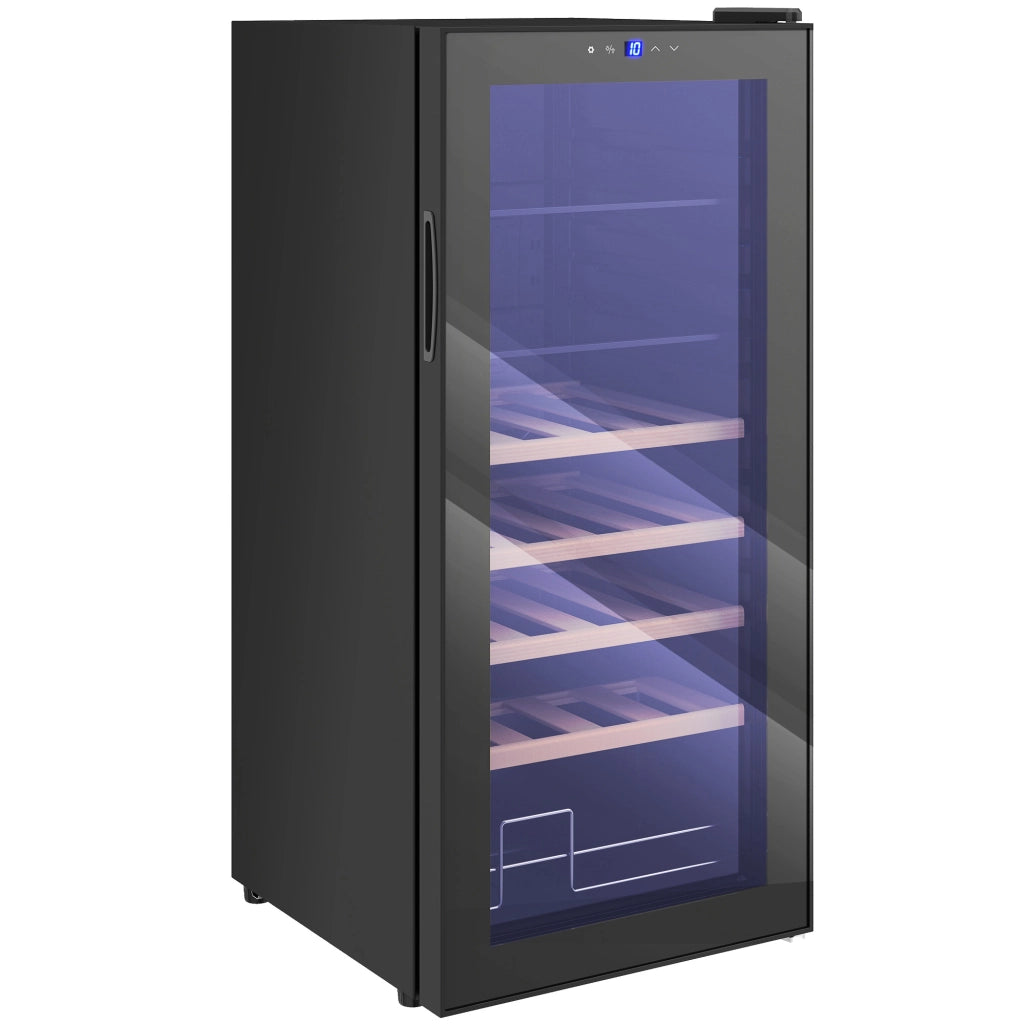 Cantinetta Frigo per Vino da 92L ¨C Minimal ¨C Nero, 43x45x94 cm