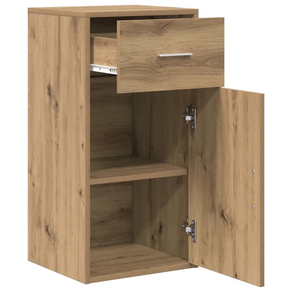 Credenza con cassetto Rovere artigianale 38 x 34 x 75 cm 869553