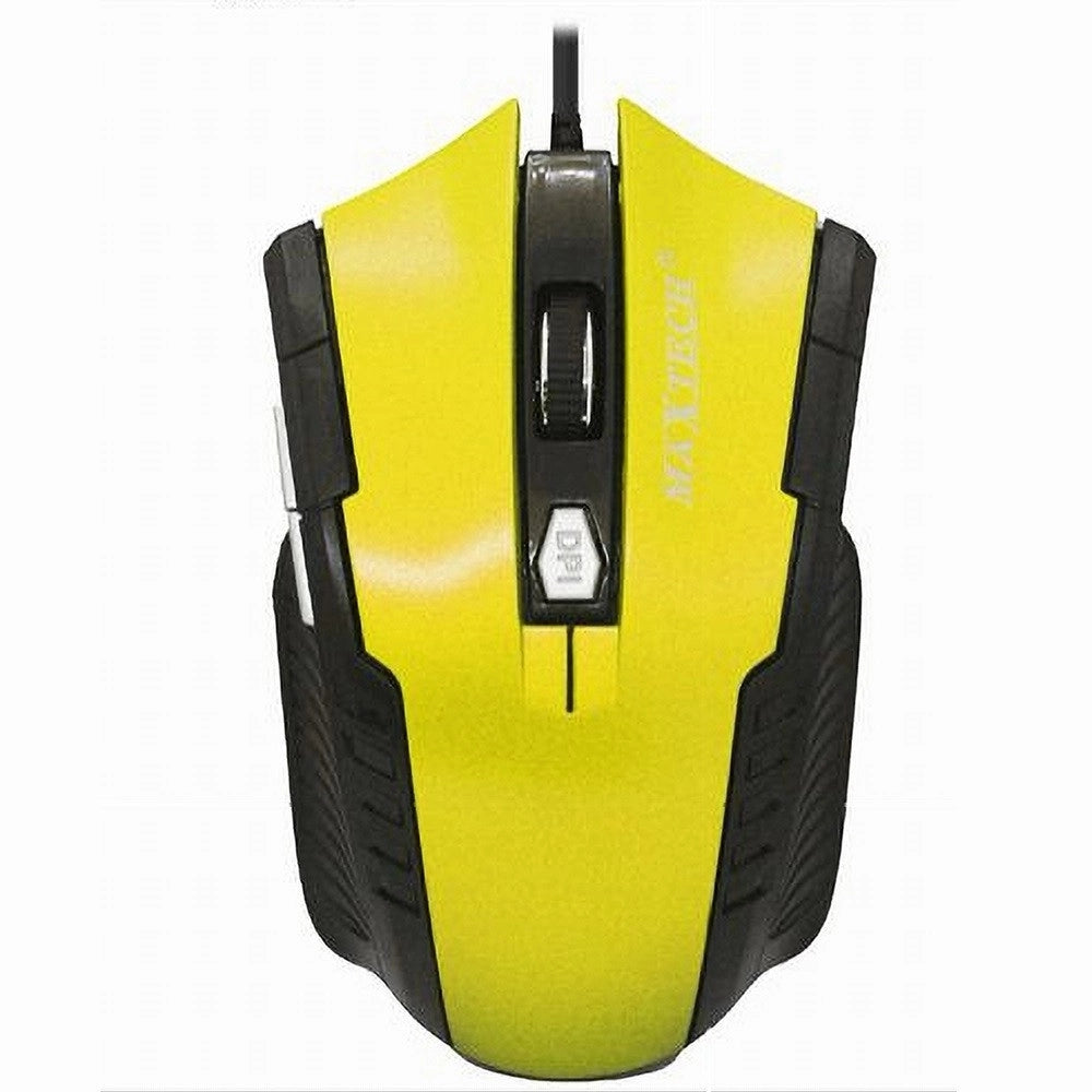 Trade Shop - Mouse Gaming Con Cavo Usb Ottico Mini Con Filo Per Computer Pc Da Gioco Maxtech M-z017 -