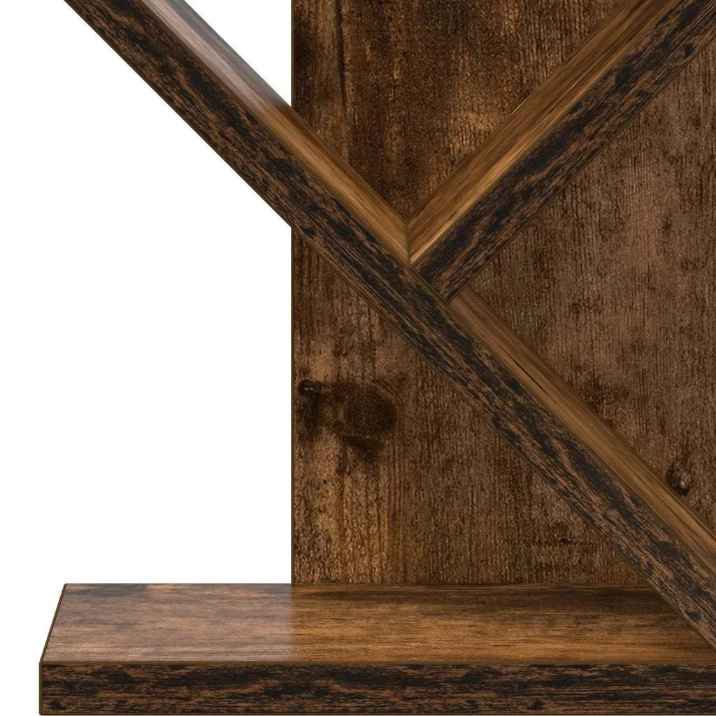 Scaffale per Libri a Forma di Albero 3 Strati 30 x 18 x 48 cm 8012360
