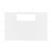 Pareti con Finestre per Gazebo 2 pz Bianche 3070428