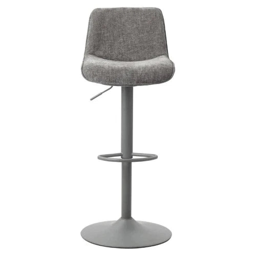 SGABELLO CINDY IN TESSUTO  GRIGIO 50,5X45X88,5-110CM