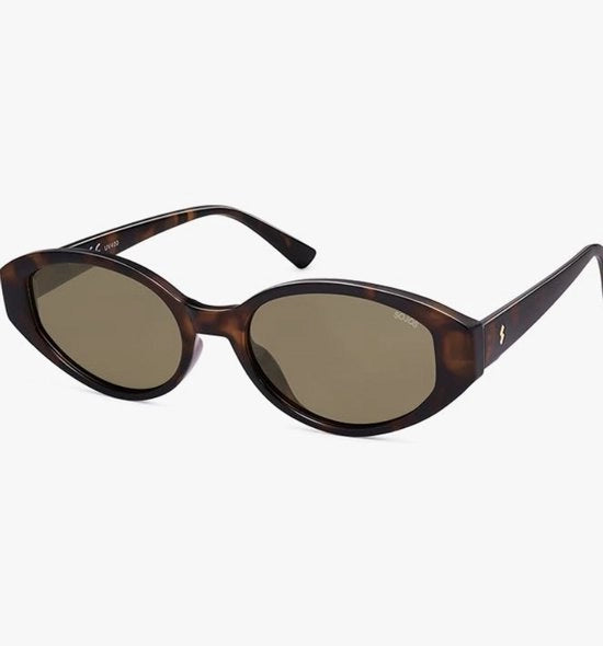 Ovale grande occhiali da sole con polarizzazione per uomo e donna, retro stile gatto, protezione UV400 con ampio viso, modello SJ2608