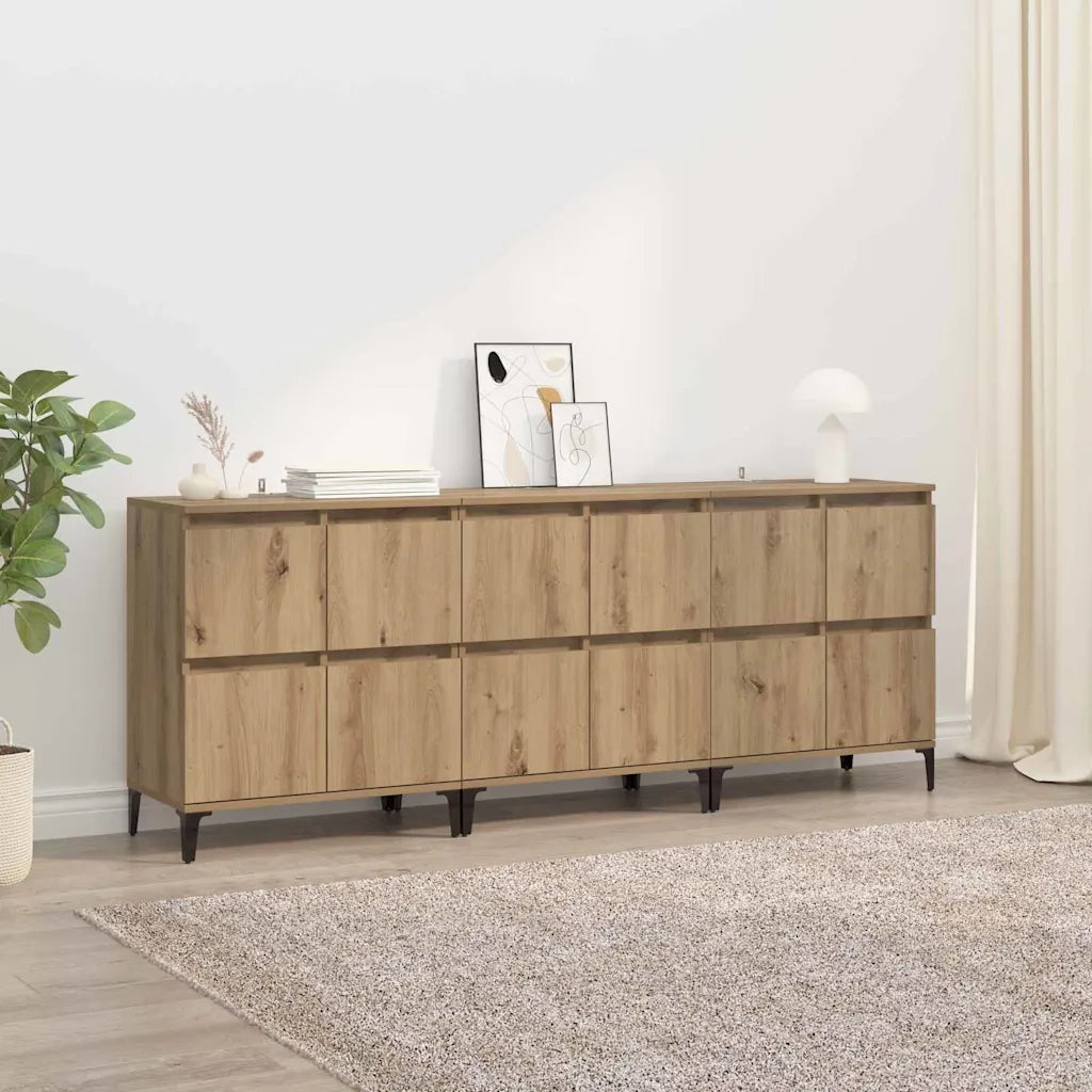 Credenza | Sideboards 3 pcs Rovere artigianale 60 x 35 x 70 cm