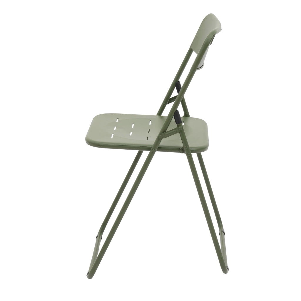 Set bistrot pieghevole da esterno in 3 pezzi set di mobili da giardino pieghevoli rivestiti a forma di e 2 sedie e 1 tavolo set di conversazione per patio esterno/interno impermeabile verde