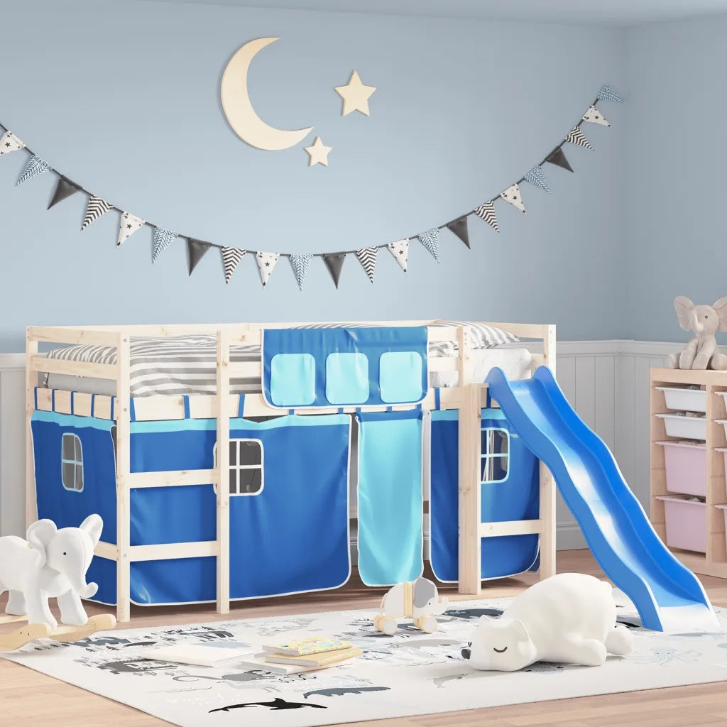 Tende per Letto a Soppalco Blu in Poliestere CFW3074697