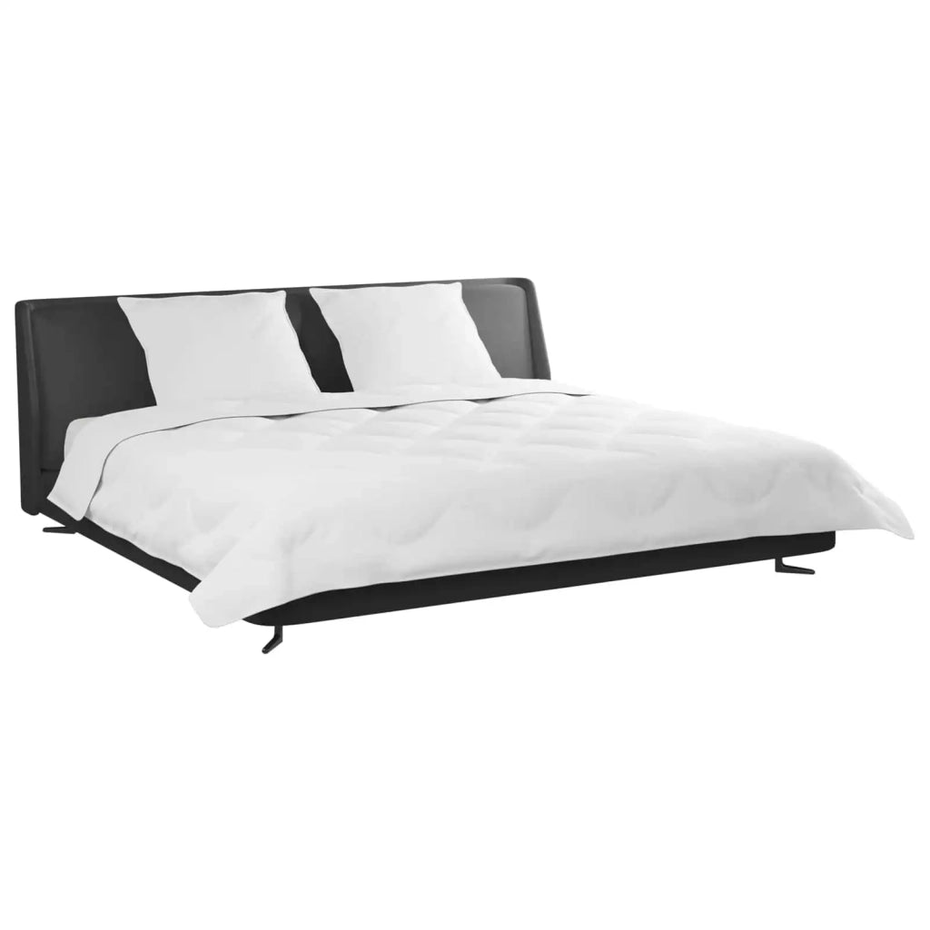 Piumone | Duvet Invernale con cuscino 3 pz Bianco Microfibra
