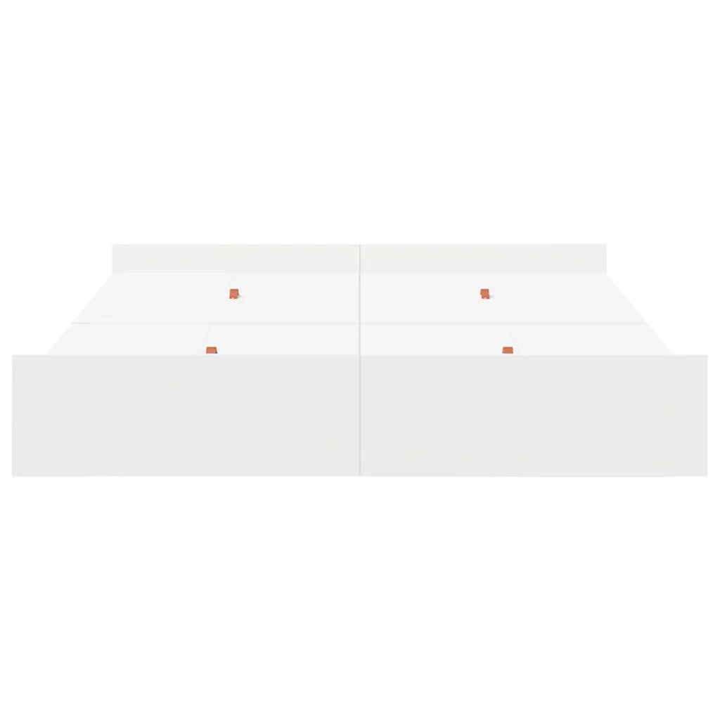 Struttura letto con contenitore Bianco 140 x 200 cm 3335293
