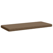 Cuscino per Panchina a 1 Pezzo VUGHT 100% Poliestere Tortora 951752