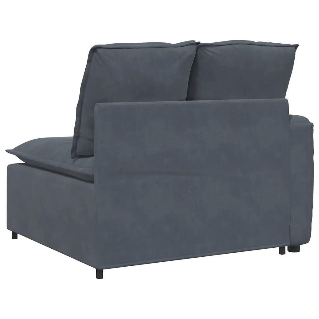 Modulo Terminale Bracciolo Divano Modulare con Cuscini-Sofa Modulare-Divanetto 100 cm 346838