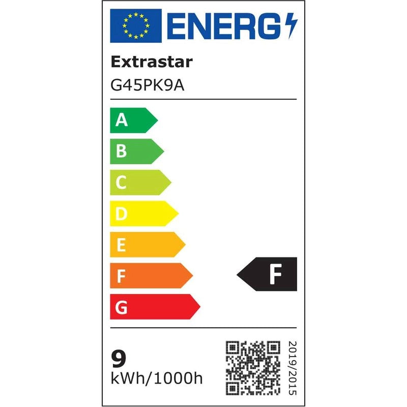 2 PZ Lampada A Led, Lampadina E27 G45 9W 860LM Bianco Freddo 6500K