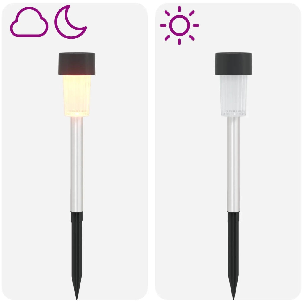 Luci solari da esterno con picchetto 24 pcs Bianco caldo 42042711