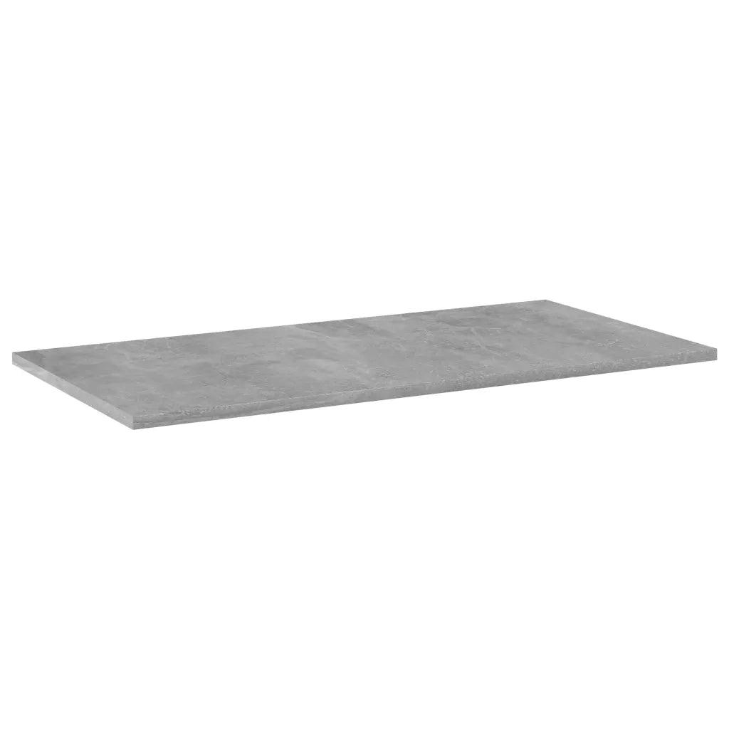 Ripiani per Libreria 4pz Grigio Cemento 80x40x1,5cm Multistrato 805338