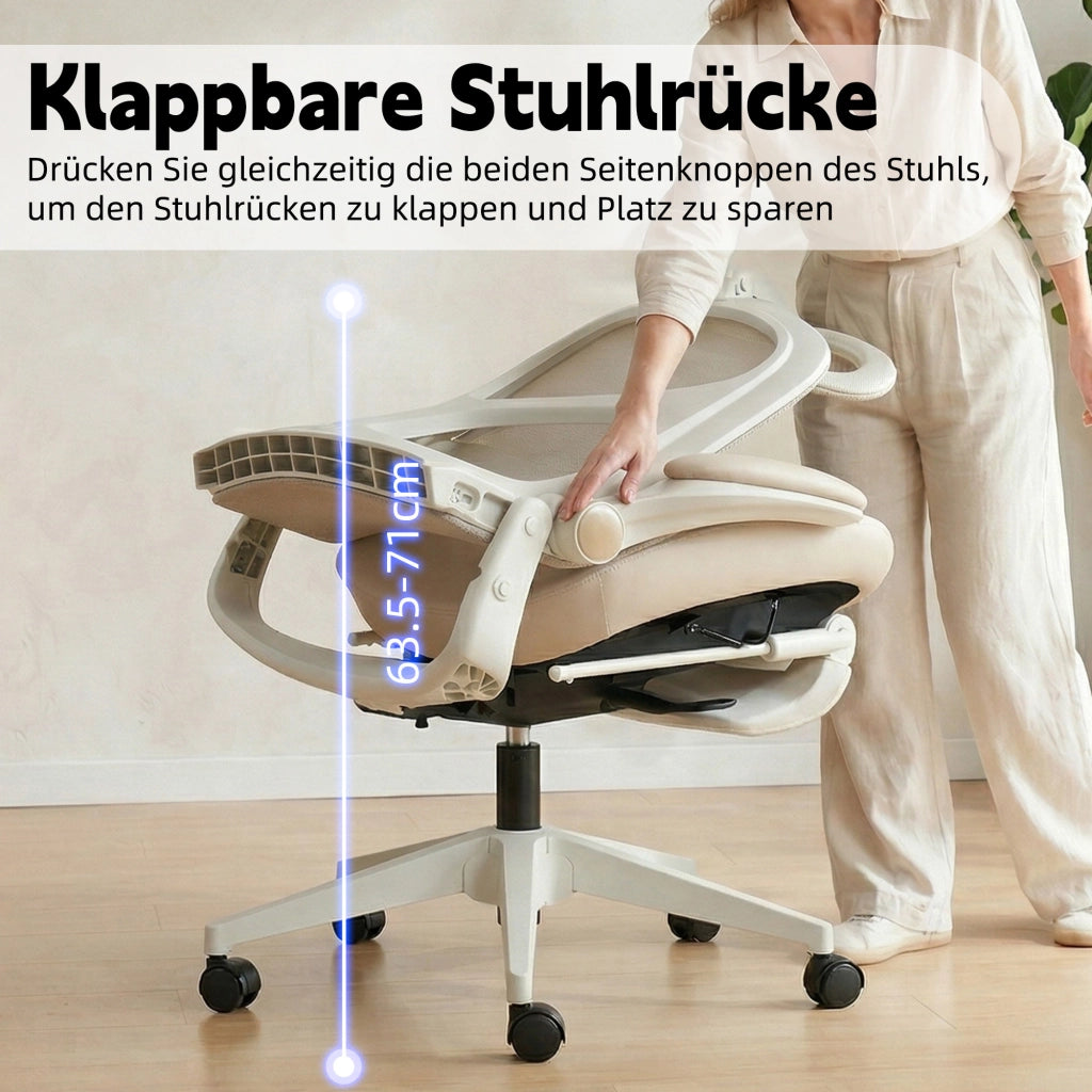 Sedia da Ufficio Ergonomica ¨C Minimal ¨C Cremisi