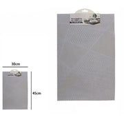 Trade Shop - Tovaglietta All'americana Tovagliette Per Colazione 30x45 Cm Grigio Chiaro 72297 -