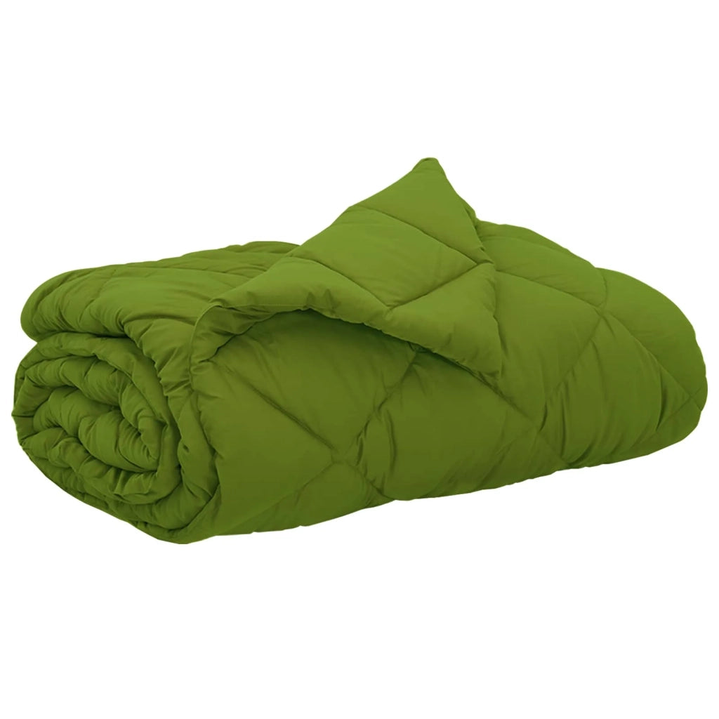 Piumone | Duvet Estivo Verde 220 x 200 cm Microfibra