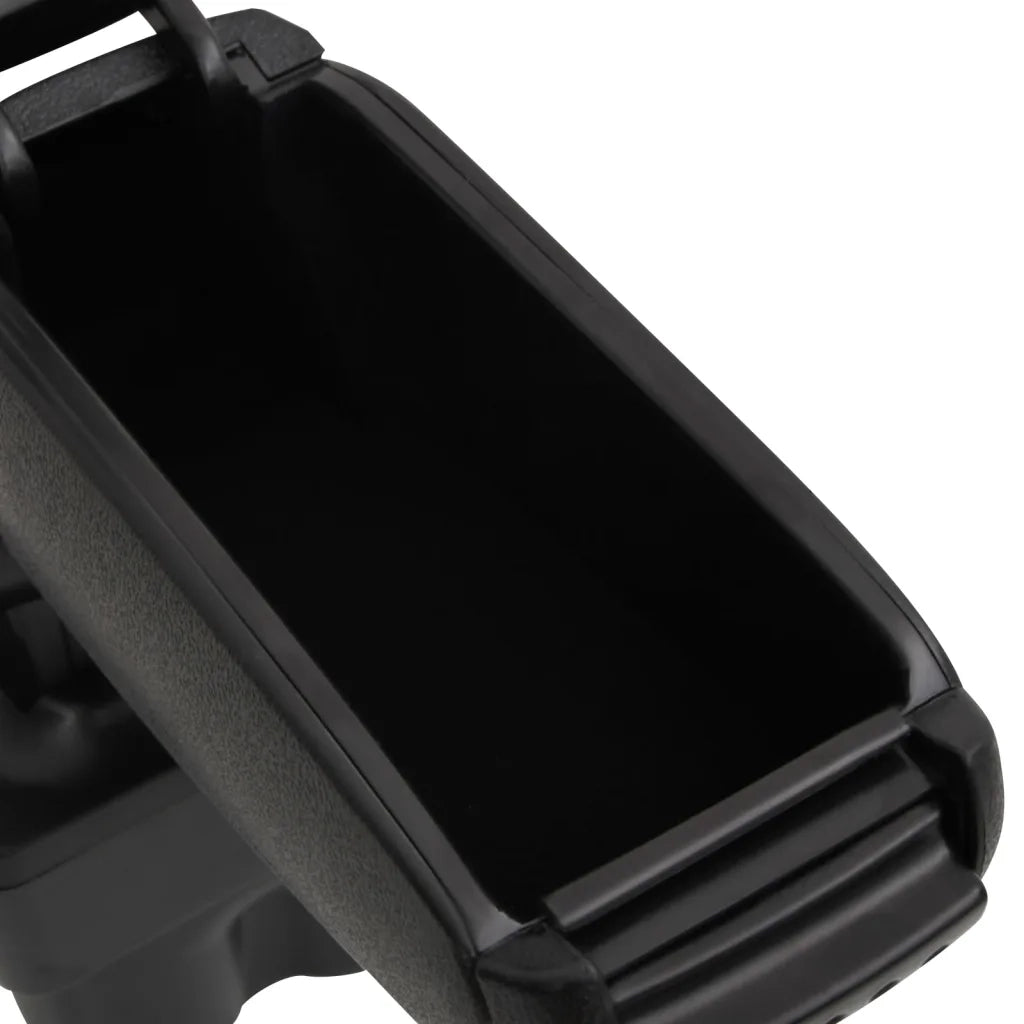 Bracciolo per Auto Nero 17x32x(35,5-52) cm in ABS 154671