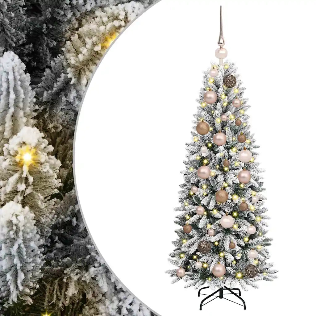 Albero di Natale artificiale con 150 LED Bianco 120 cm 3396019