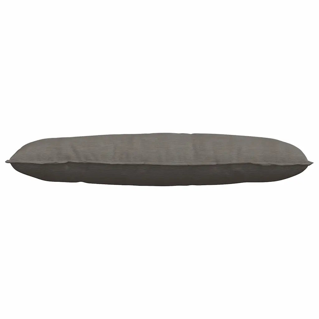 Cuscino per Schiena Grigio chiaro 120 x 50 cm Tessuto in Cords 42014822