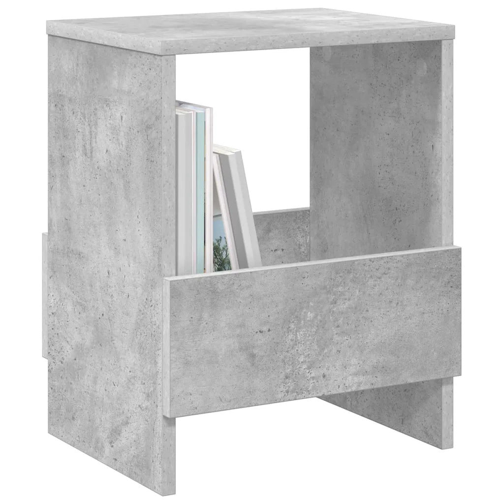 Scaffale per riviste 2 pcs Grigio cemento 35 x 30 x 45 cm 890975